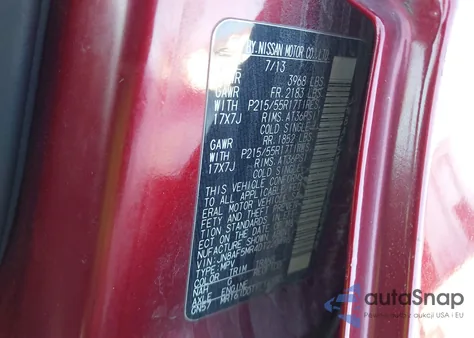 2013 Nissan Juke S z USA, uszkodzony, nr VIN JN8AF5MR4DT220498